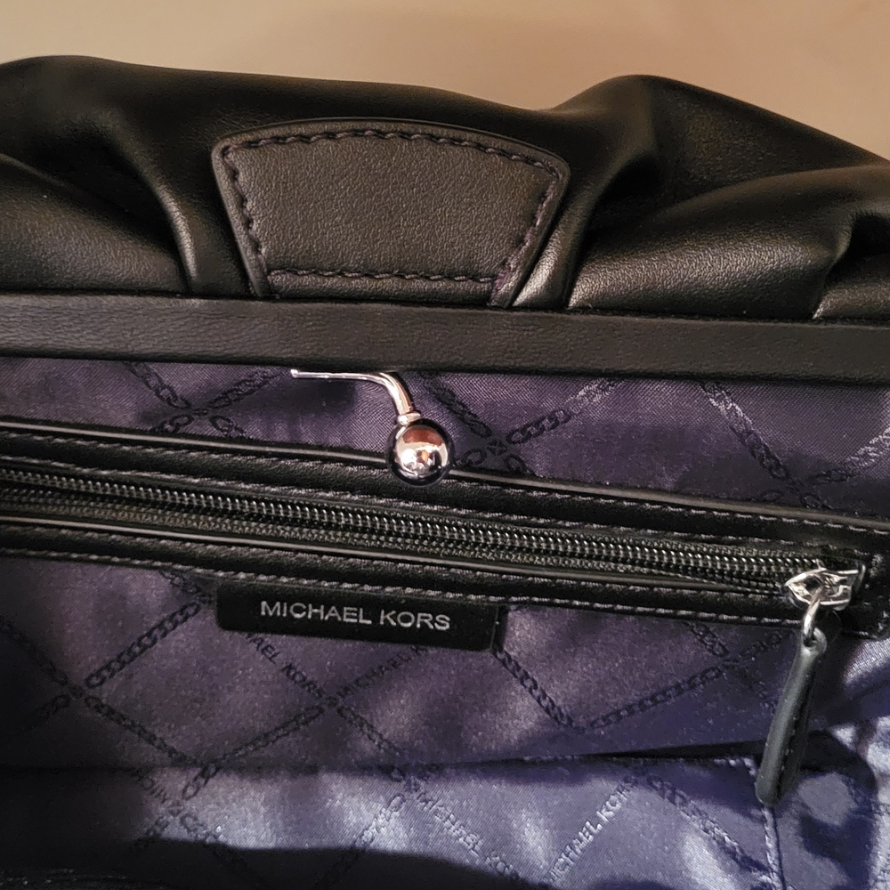 Michael Kors Nola Extra Large Metal Chain Clutch - Picture 3 of 5
